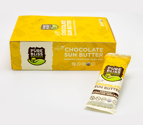 Organic Chocolate Sun Butter Bars (Case of 12)