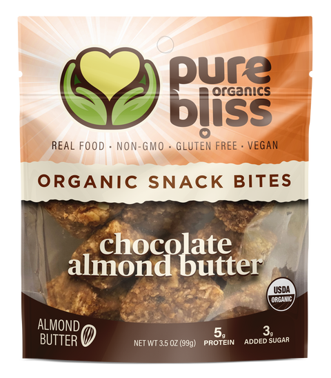 Organic Chocolate Almond Butter Snack Bites