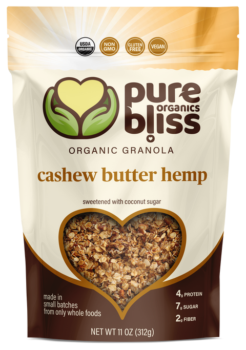 Organic Cashew Butter Hemp Granola