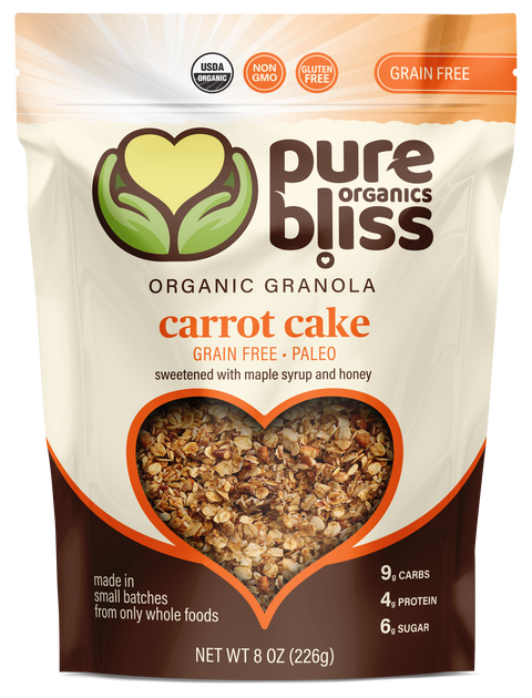 Organic Grain-Free Granola - Carrot Cake