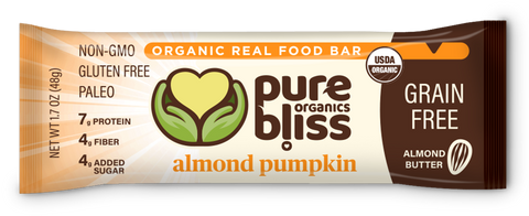 Organic Grain Free Bars - Almond Pumpkin (Case of 12)
