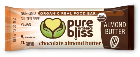 Organic Chocolate Almond Butter Bars (Case of 12)