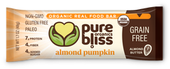 Organic Grain Free Bars - Almond Pumpkin (Case of 12)