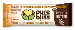 Organic Peanut Butter Hemp Bars (Case of 12)
