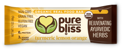 Organic Ayurvedic Herb Bars - Turmeric Lemon Orange (Case of 12)