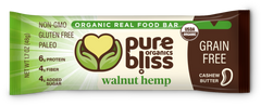 Organic Grain Free Bars - Walnut Hemp (Case of 12)