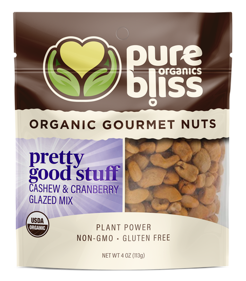 Organic Pretty Good Stuff (Glazed Cranberry and Cashew mix)